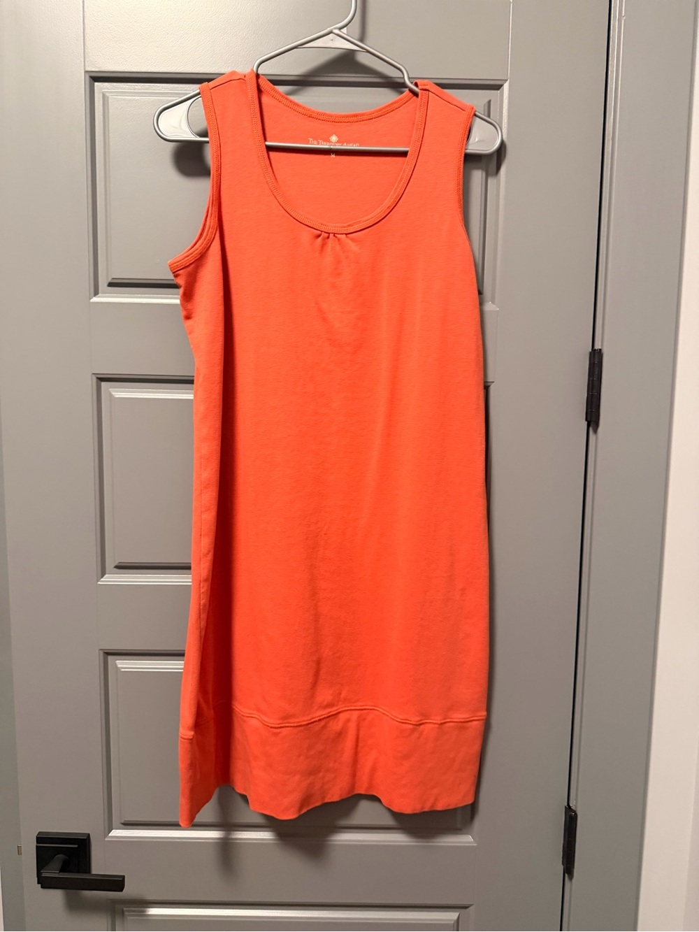 The Territory Ahead Cotton Sleeveless Rust Orange Tank Dress Vintage MEDIUM